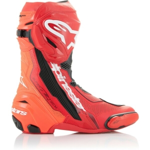 Cizme moto race ALPINESTARS SUPERTECH R VENTED 45 Alb/Gri/Negru, 32