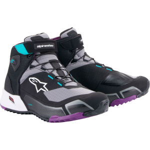 Ghete moto dama ALPINESTARS CR-X DRYSTAR 38 Negru/Gri/Mov, 9
