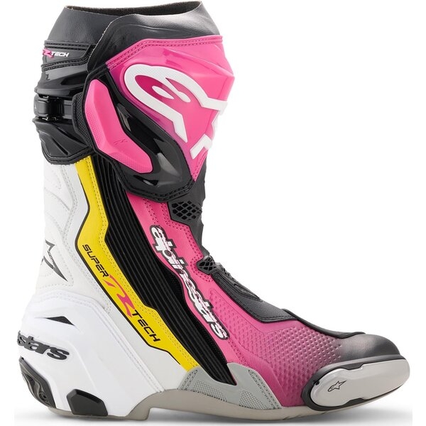 Cizme moto race ALPINESTARS SUPERTECH R 45 Galben fluo/Negru, 24