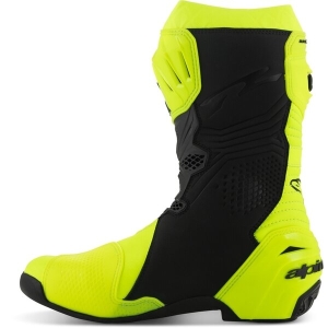 Cizme moto race ALPINESTARS SUPERTECH R 45 Galben fluo/Negru, 9
