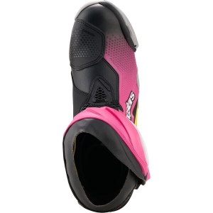 Cizme moto race ALPINESTARS SUPERTECH R 45 Galben fluo/Negru, 11