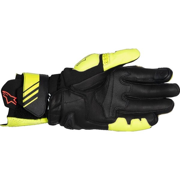 Manusi de piele race ALPINESTARS GP PLUS R V3 M Galben fluo/Negru, 10