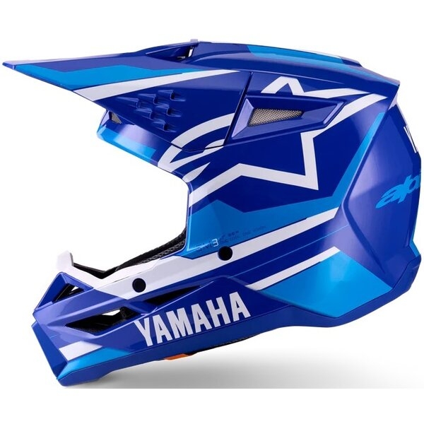Casca cross-enduro de copii ALPINESTARS S-M3 YOUTH YAMAHA ECE06 S Albastru/Alb, 5