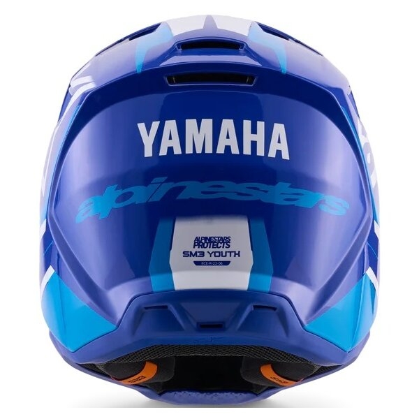 Casca cross-enduro de copii ALPINESTARS S-M3 YOUTH YAMAHA ECE06 S Albastru/Alb, 6