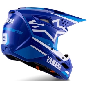 Casca cross-enduro de copii ALPINESTARS S-M3 YOUTH YAMAHA ECE06 S Albastru/Alb
