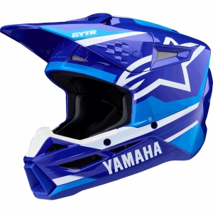 Casca cross-enduro de copii ALPINESTARS S-M3 YOUTH YAMAHA ECE06 S Albastru/Alb, 7
