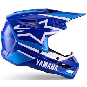 Casca cross-enduro de copii ALPINESTARS S-M3 YOUTH YAMAHA ECE06 S Albastru/Alb, 8
