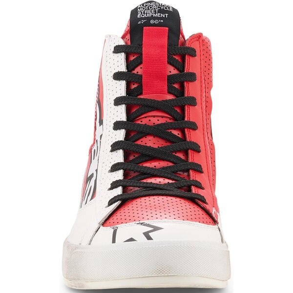 Ghete moto ALPINESTARS STATED FLAIR 40 Alb/Rosu, 22