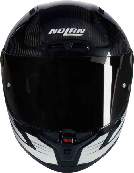 Full-Face Moto Helmet X-804 RS Ultra Carbon Ala 344 Black/White Glossy, 2