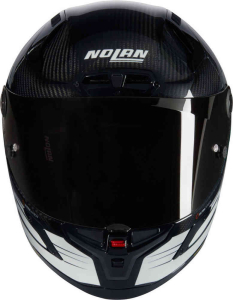 Full-Face Moto Helmet X-804 RS Ultra Carbon Ala 344 Black/White Glossy