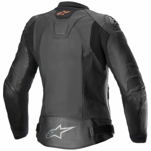 Geaca de piele dama ALPINESTARS STELLA GP PLUS V4 46 Negru/Negru, 3