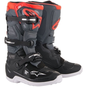 Cizme cross-enduro copii ALPINESTARS TECH 7S YOUTH 38 Galben fluo/Negru