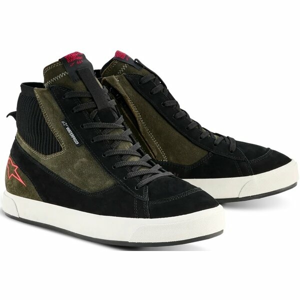 Ghete moto impermeabile ALPINESTARS STATED WP 39 Negru/Maro, 6