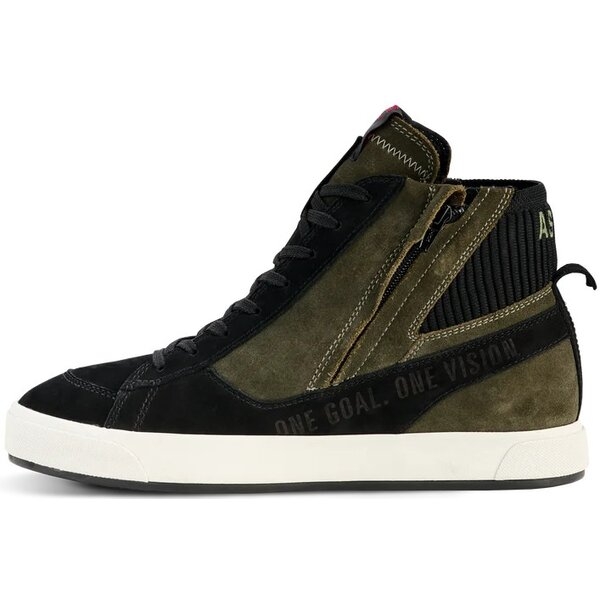 Ghete moto impermeabile ALPINESTARS STATED WP 41 Verde military/Negru, 8