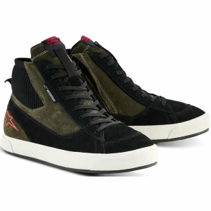 Ghete moto impermeabile ALPINESTARS STATED WP 41 Verde military/Negru, 13