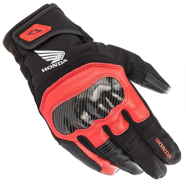 Manusi de piele impermeabile ALPINESTARS HONDA SMX Z DRYSTAR M Negru/Albastru, 4