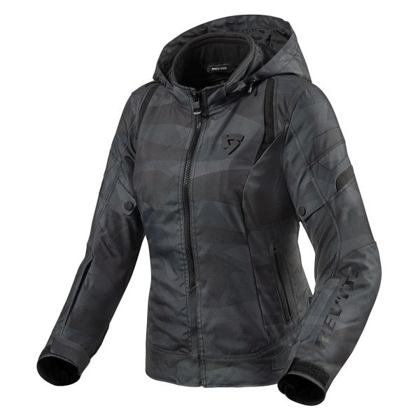 Geaca Dama Rev IT Flare 2 Camo-Negru-Gri 42 FJT281-4510-42