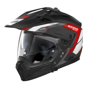Casca Crossover N 70-2 X Grandes Alpes Negru/Rosu