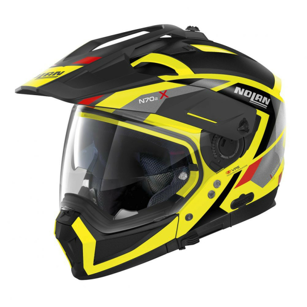 Casca Crossover N 70-2 X Grandes Alpes Multicolor/Galben