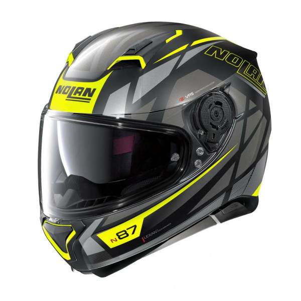 Casca Full-Face N 87 Originality N-Com 070 Galben/Negru