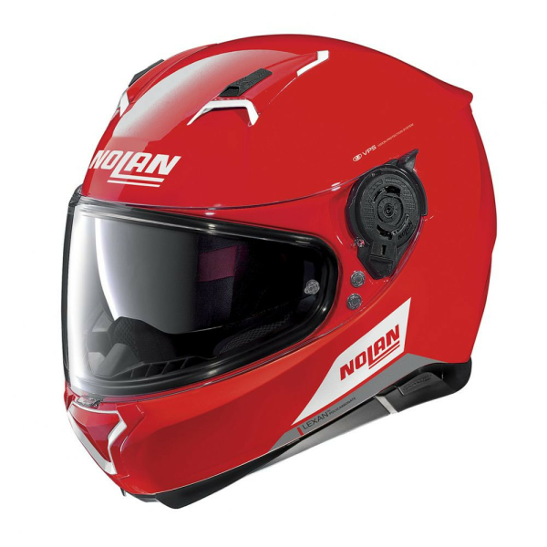 Casca Full-Face N 87 Emblema N-Com Corsa Rosu