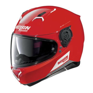Casca Full-Face N 87 Emblema N-Com Corsa Rosu