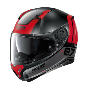 Casca Full-Face N 87 Plus Distinctive N-Com 024 Negru/Rosu