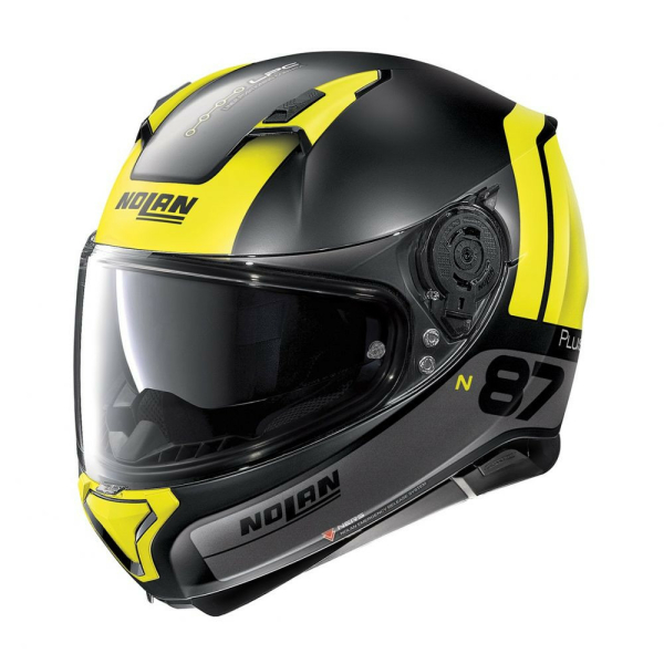 Casca Full-Face N 87 Plus Distinctive N-Com 025 Negru/Galben