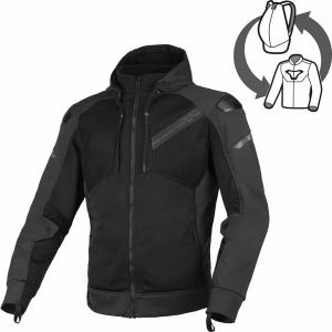 Geaca textil de vara MACNA BRERO Albastru/Negru XS, 7
