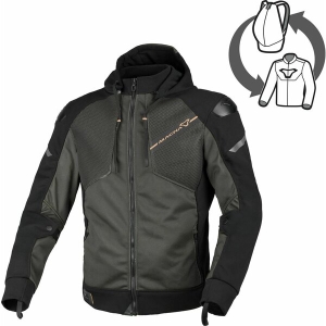 Geaca textil de vara MACNA BRERO Albastru/Negru XS, 11