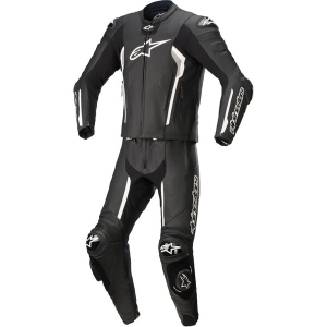 Combinezon de piele 2 piese Alpinestars Missile V2 54 Negru/Rosu fluo, 2