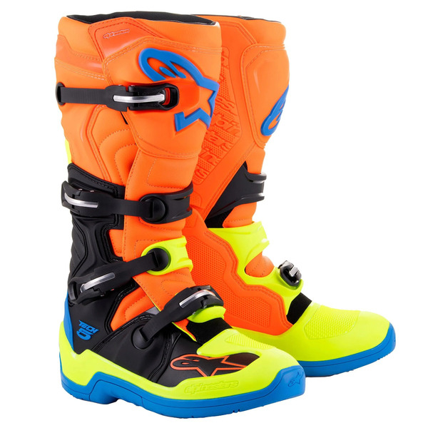 Cizme cross-enduro ALPINESTARS TECH 5 BOOT Albastru/Rosu/Alb 40.5, 6