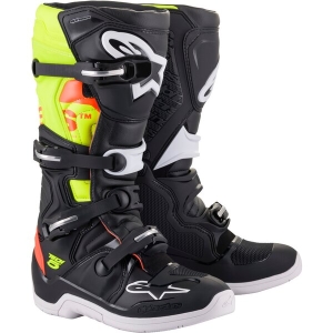Cizme cross-enduro ALPINESTARS TECH 5 BOOT Albastru/Rosu/Alb 40.5, 3