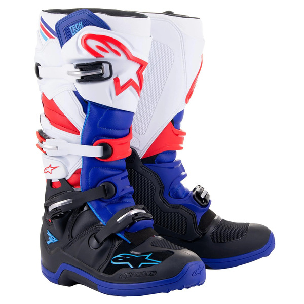 Cizme cross-enduro ALPINESTARS TECH 7 BOOT Negru/Portocaliu 38, 10