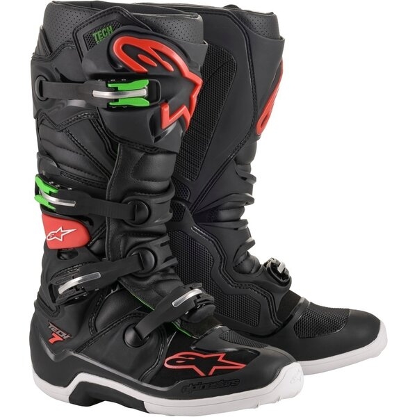 Cizme cross-enduro ALPINESTARS TECH 7 BOOT Negru/Portocaliu 38, 12