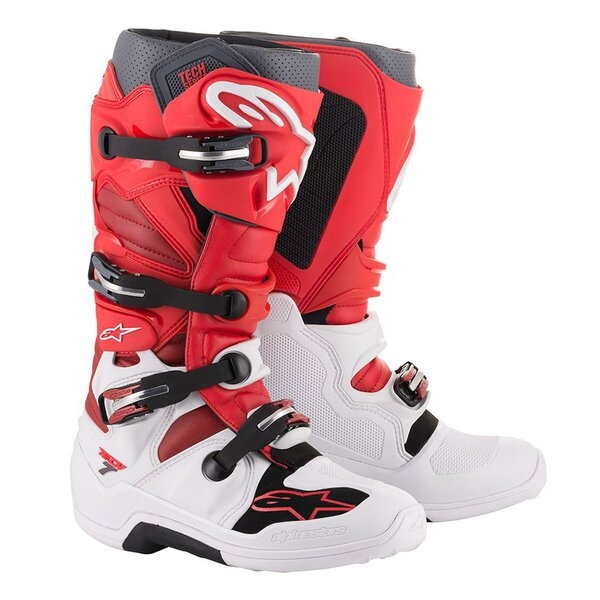 Cizme cross-enduro ALPINESTARS TECH 7 BOOT Negru/Portocaliu 38, 23