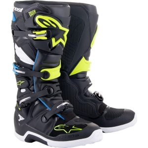 Cizme cross-enduro ALPINESTARS TECH 7 BOOT Negru/Portocaliu 38