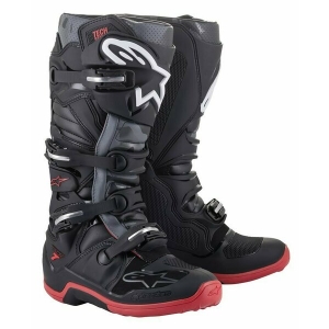 Cizme cross-enduro ALPINESTARS TECH 7 BOOT Negru/Portocaliu 38, 8