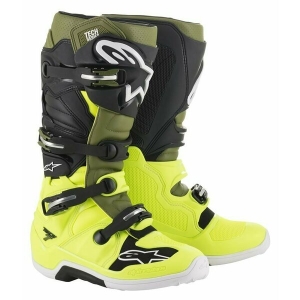 Cizme cross-enduro ALPINESTARS TECH 7 BOOT Negru/Portocaliu 38, 24