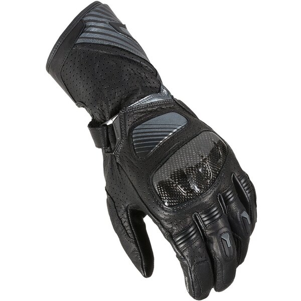 Manusi de piele vara MACNA AIRPACK S Negru/Alb, 3