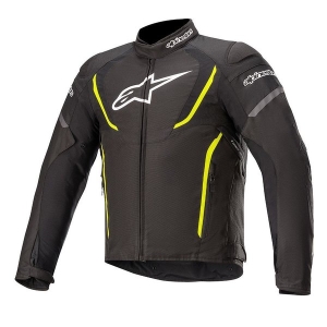 Geaca textil impermeabila Alpinestars T-JAWS V3 S Negru/Galben fluo
