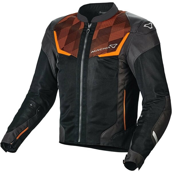 Geaca textil de vara MACNA ORCANO Negru S, 5