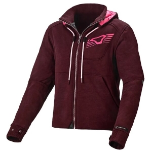 Hanorac dama cu protectii MACNA DISTRICT XS Bordo, 7