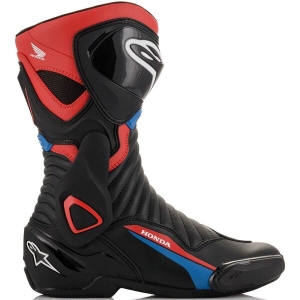 Cizme sport/touring Alpinestars SMX-6 V2 Honda Edition 43 Negru/Rosu/Albastru, 8