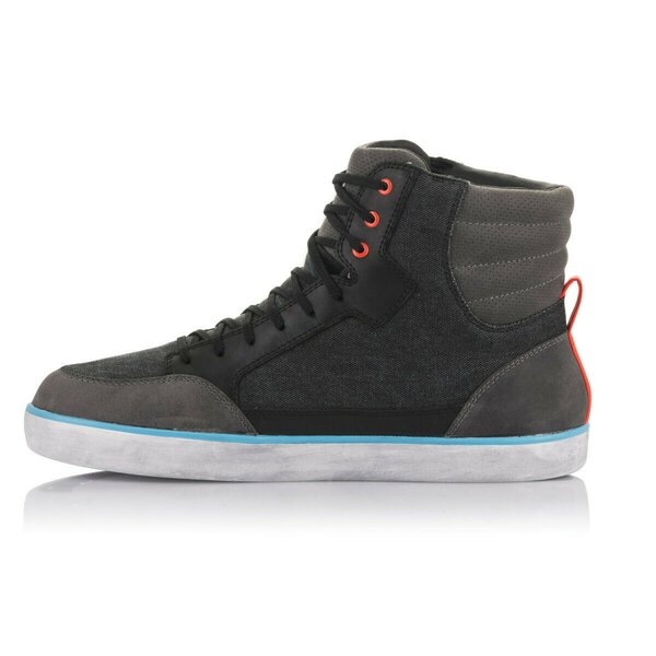 Ghete moto impermeabile Alpinestars J-6 CANVAS WP Negru/Antracit 38, 8