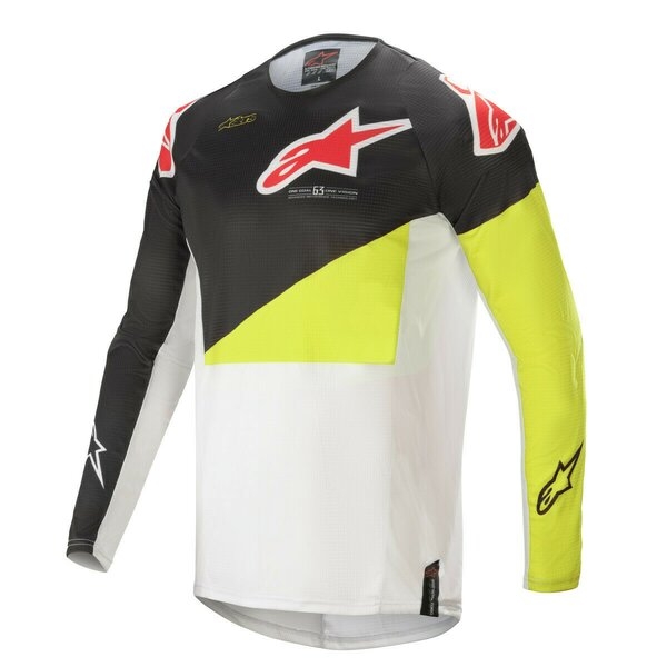 Tricou off-road Alpinestars TECHSTAR FACTORY S Gri/Portocaliu