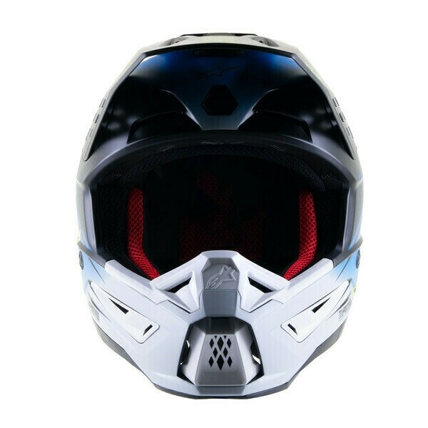 Casca cross-enduro Alpinestars Supertech S-M5 RAYON XS Gri deschis/Negru, 5