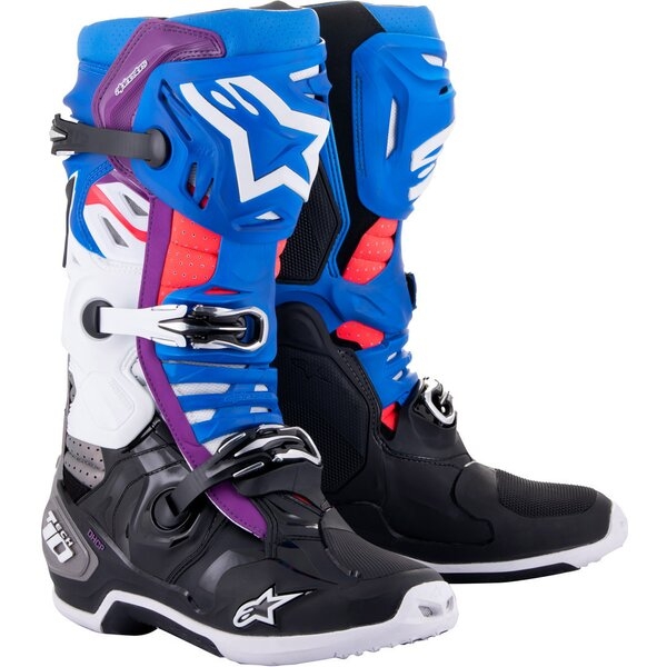 Cizme cross-enduro Alpinestars TECH 10 SUPERVENTED BOOT Alb 40.5, 15