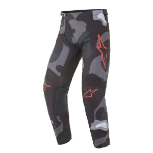 Pantaloni cross-enduro Alpinestars Racer Tactical 2021 28 Negru/Camo/Galben Fluo