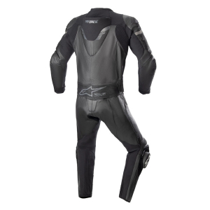 Combinezon de piele 2 piese Alpinestars Gp Force Chaser Negru/Alb 48